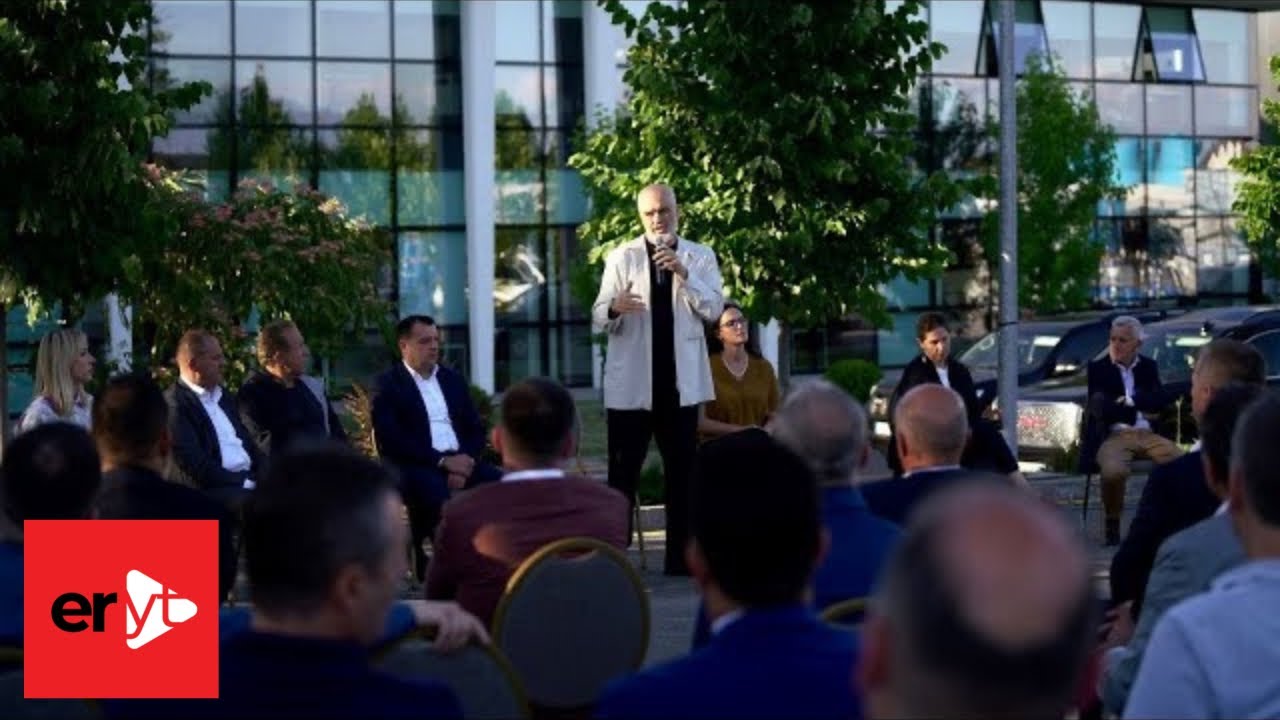 Kryeministri Edi Rama - Mes sipërmarrësve të Kosovës në mjediset e kompanisë 