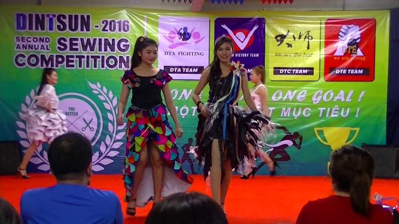 Thời trang từ vật dụng tái chế - Dintsun