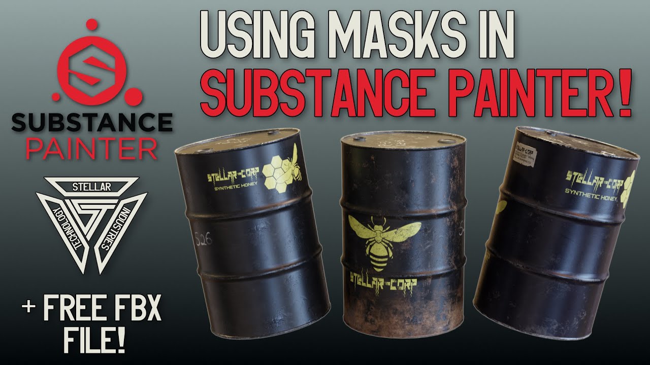 Using Masks in Substance Painter!