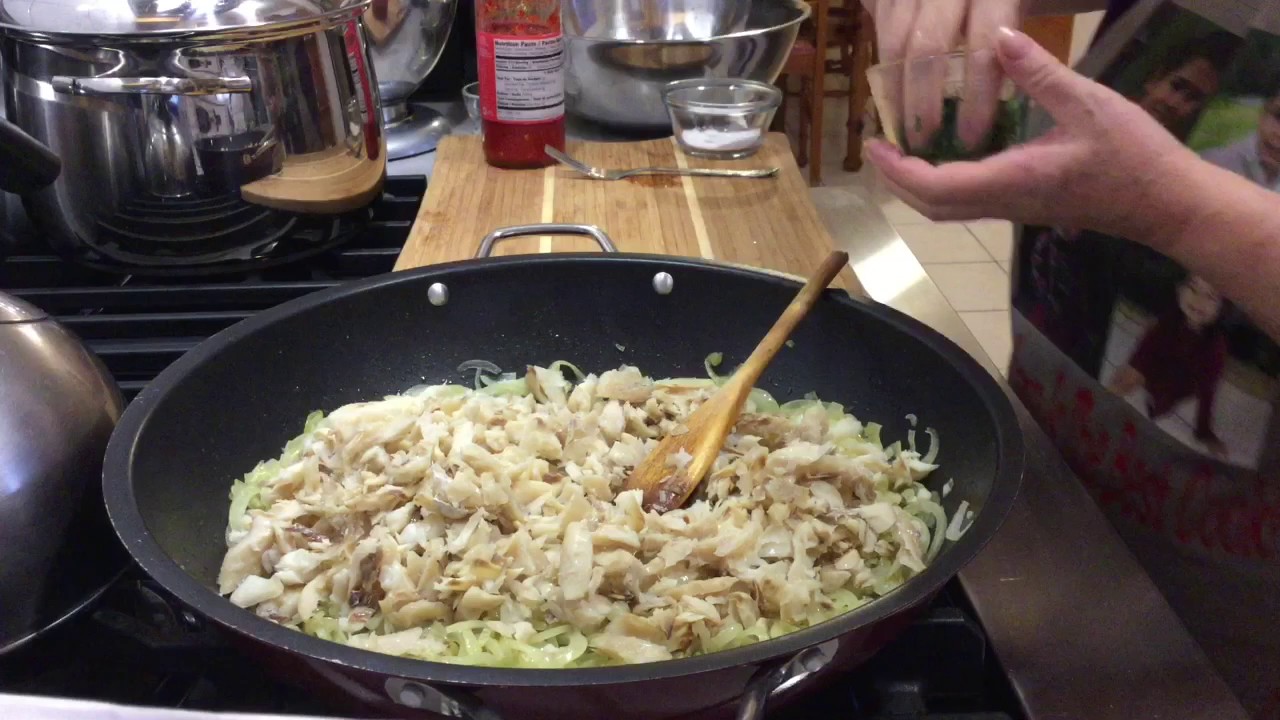 Bacalhau à Brás........Cod Fish à Brás !