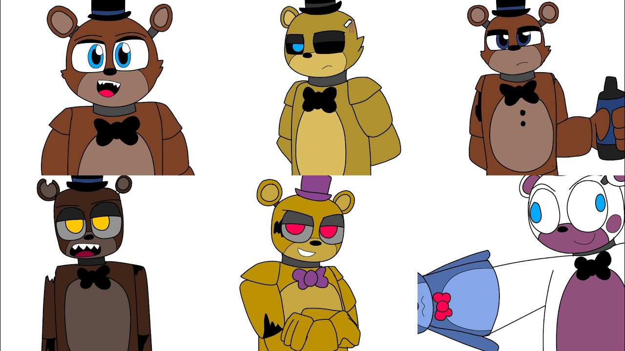 every Freddy in a nutshell (fnaf)