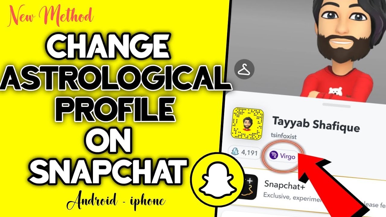 How to Change Astrological Sign in Snapchat 2022 - Android/iphone - New update