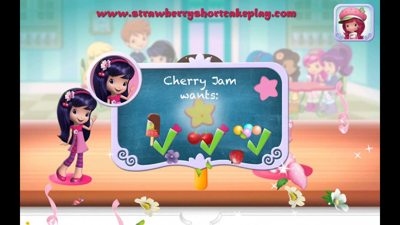 Strawberry Shortcake SWEET SHOP Jam Packed Fruit Pops Game Player