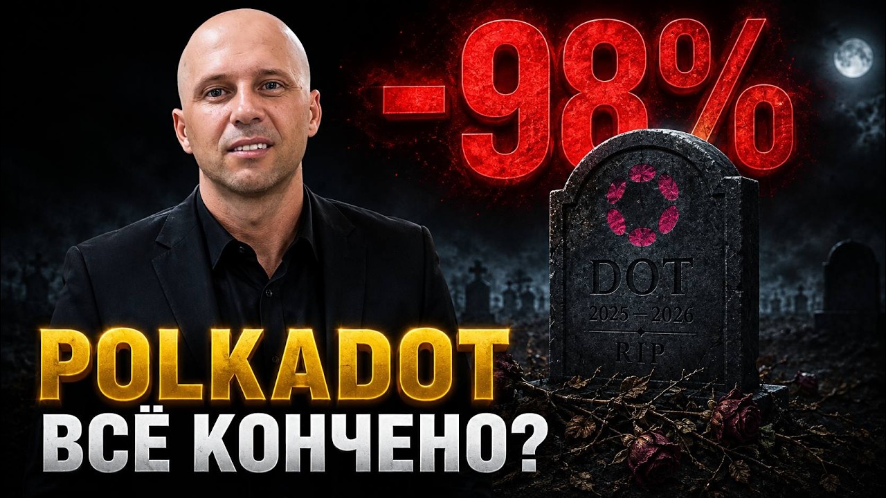 Polkadot &minus;98%. Держать или бежать? Честный разбор