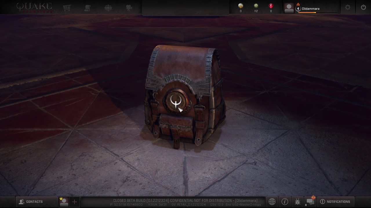 Quake Champions / Backpacks