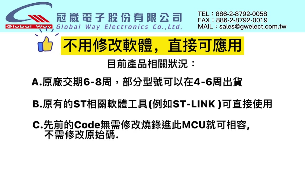 STM32F042 MCU ARM Cortex M0 ST-冠崴電子