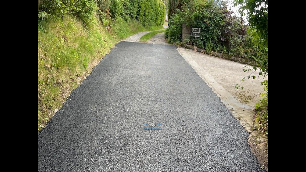 Tarmacadam Road in Holywell, Flintshire