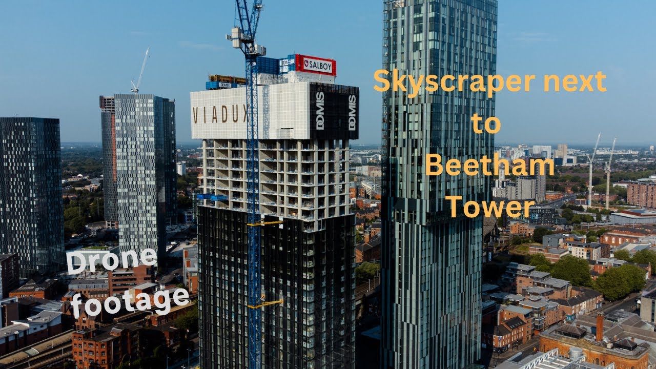 Viadux Tower Rising | Manchester Skyline with Beetham Tower & Deansgate Square