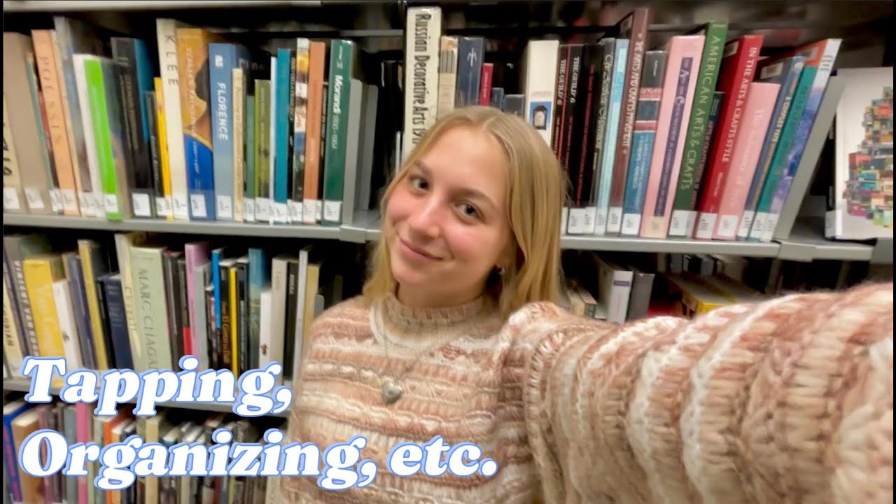 Day in the Life of a Librarian (ASMR)📚🤫