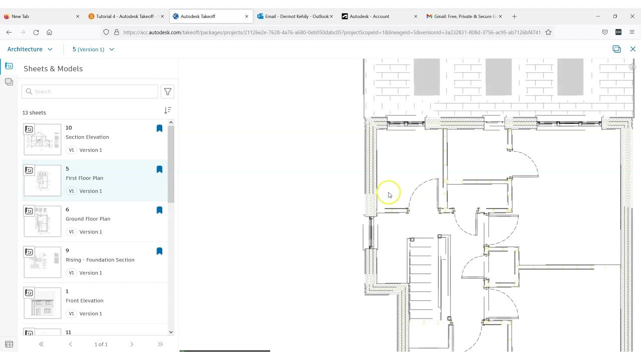 Tutorial 5 - Autodesk Takeoff