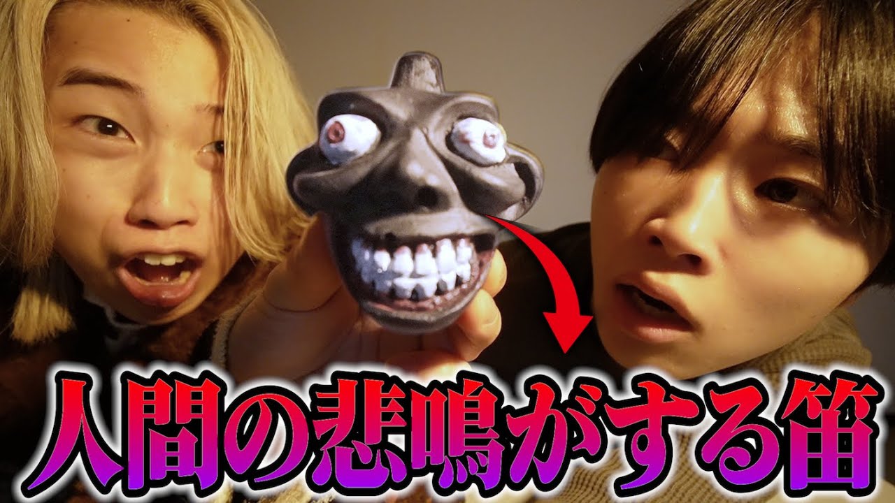 人の叫び声が聞こえる笛を吹いたらマジで怖すぎた...