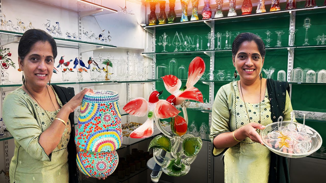 बोरोसिलीकेट काचेच्या वस्तु | कोकणातील व्यवसाईका | Dnyasa Glass Artifacts | Borosilicate Glass