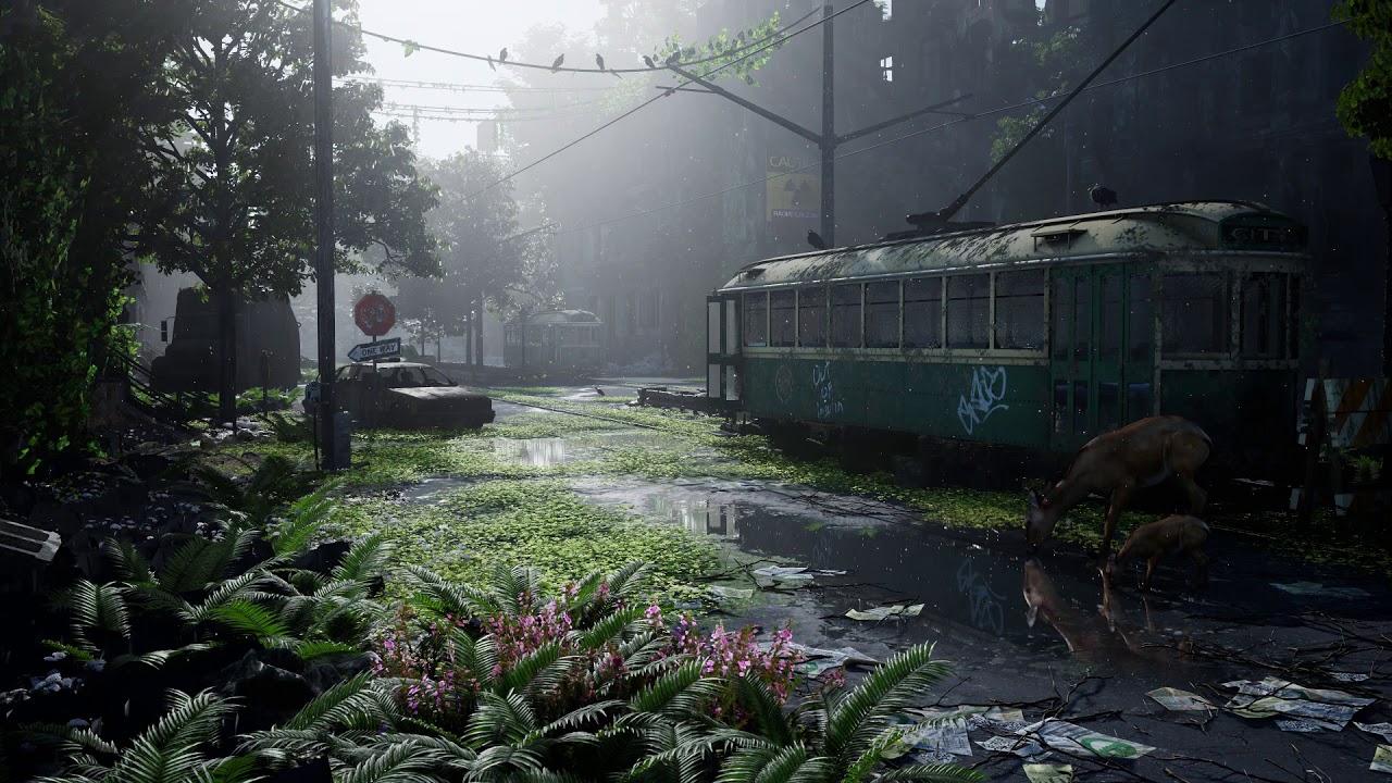 Post Apocalyptic Nature Scene - test grafiki