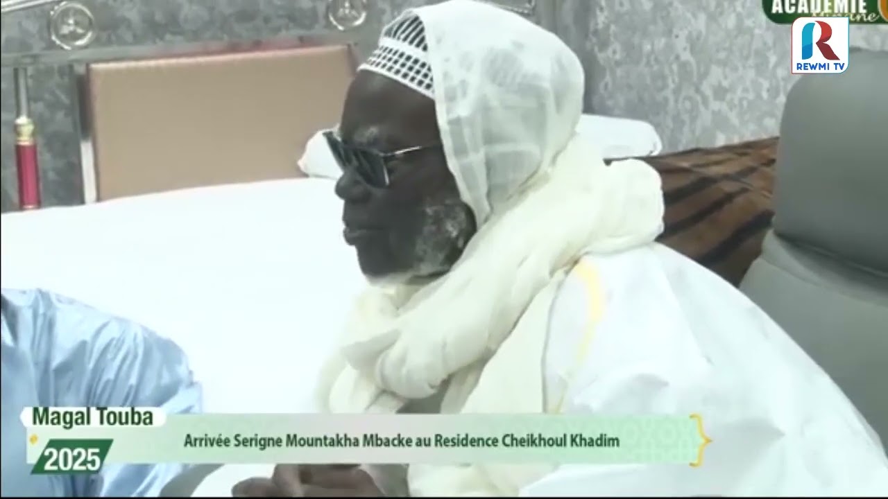 Arrivée de Serigne Mountakha Mbacke au Résidence Cheikhoul Khadim