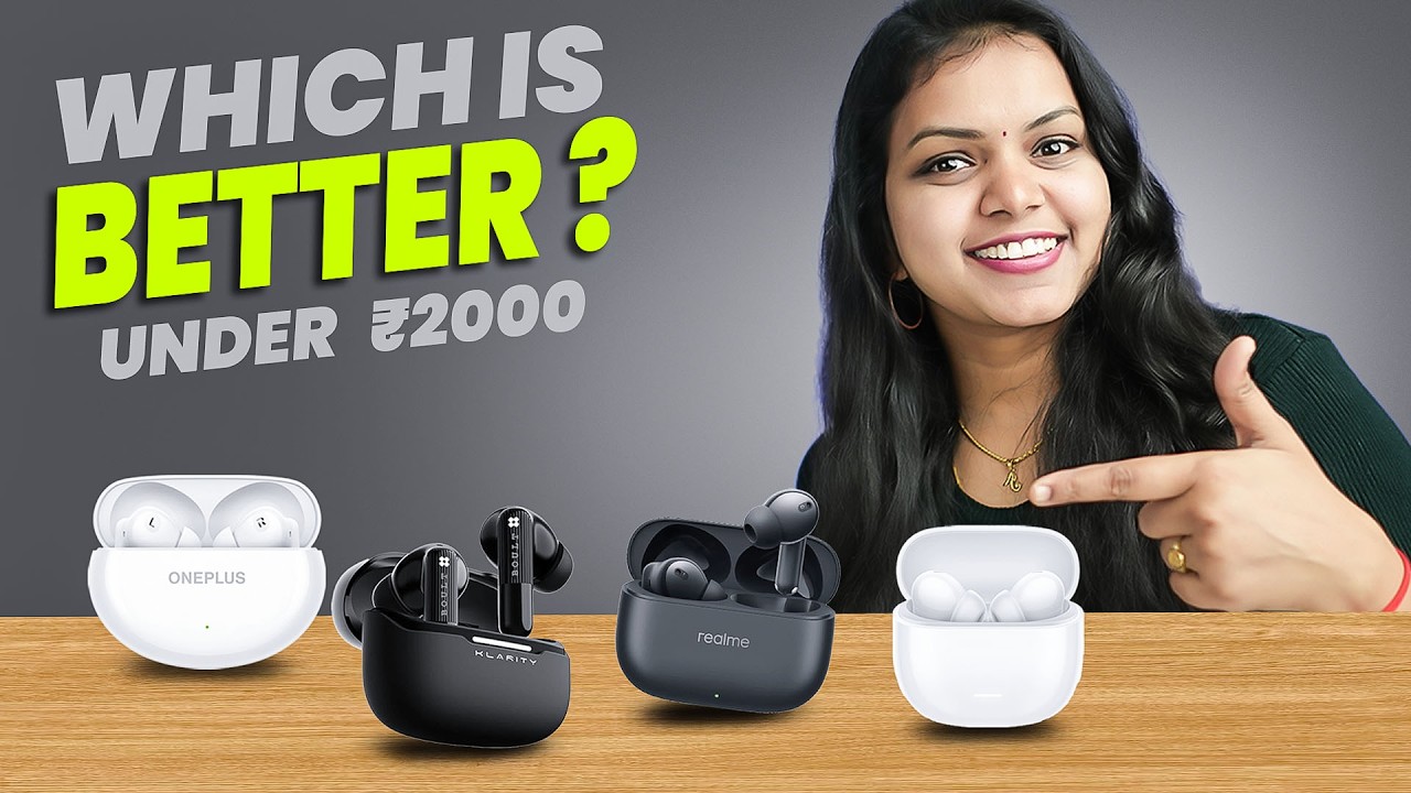 Best TWS Wireless Earbuds Under ₹2000 in India 2025 ⚡Telugu ⚡Real-time Test⚡
