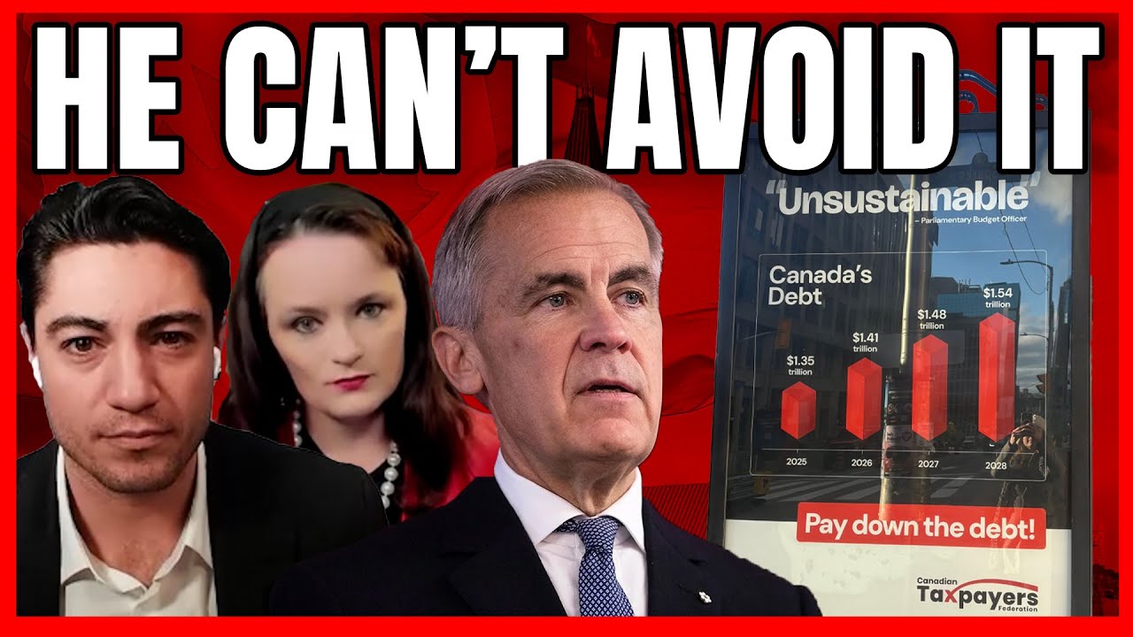Taxpayers fight Carney’s budget and debt bomb: Taxpayer billboard in front of Carney’s office!