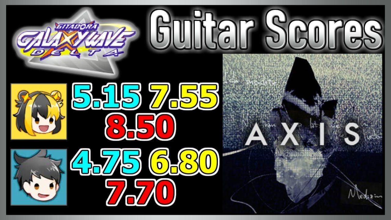 [GITADORA GuitarFreaks] AXIS - Guitar & Bass Scores