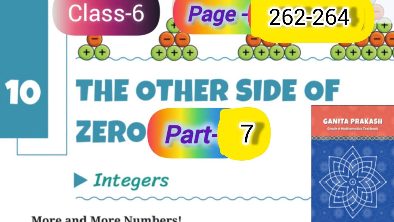 Class -6maths || Ch - 10 || Page -262-264 || #theothersideofzero #ganitaprakash #cbse #ncert 