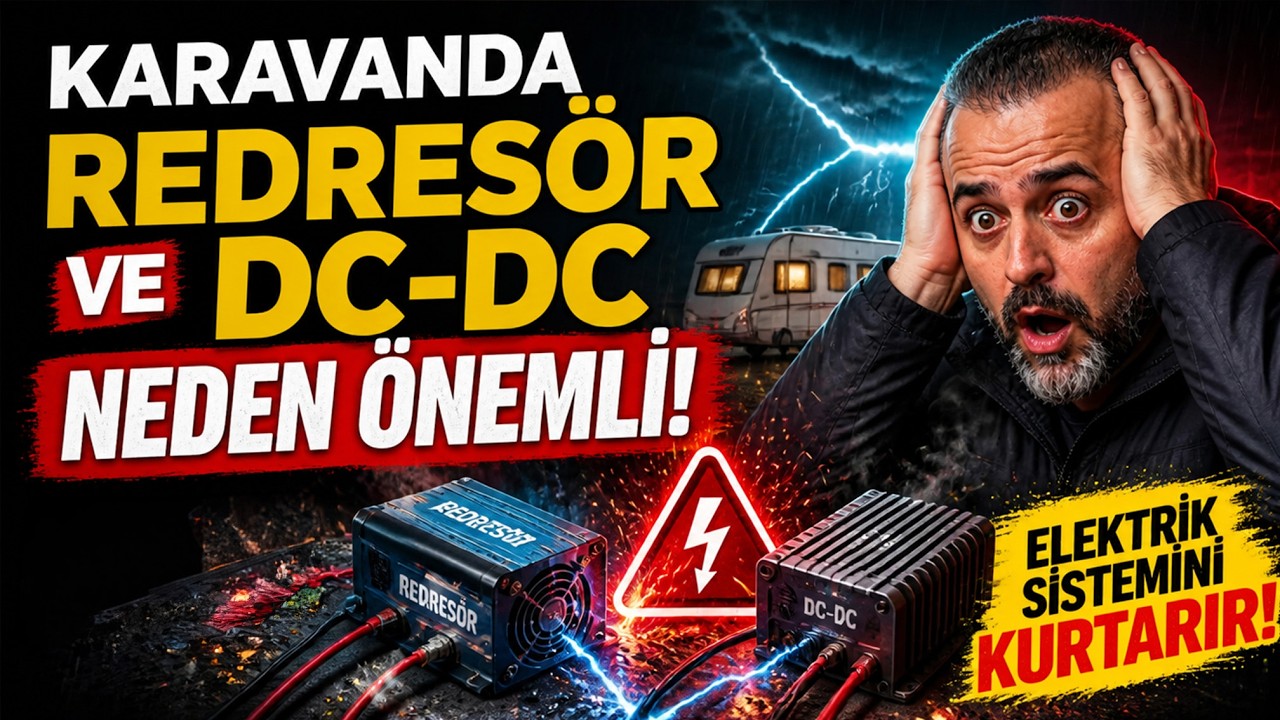 Karavanda Elektrik Sırrı! Redresör ve DC/DC Neden Hayat Kurtarır?
