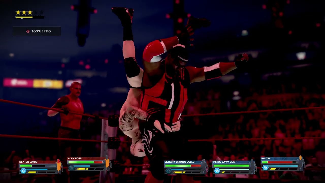 WWE 2K24 RAW EXTREME| DEXTER LUMIS & ALEX ROSS VS BILITARY SAVAGES