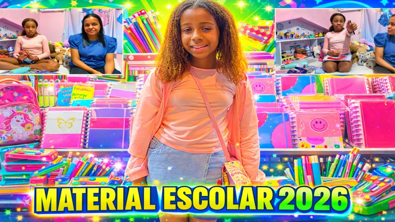 COMPRANDO MEU MATERIAL ESCOLAR 2026! (parte 2) *Mostrei tudo pra vocês - FAMÍLIA SIQUEIRA OFICIAL