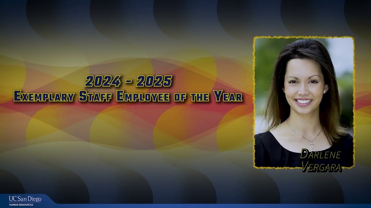 UCSD 2025 Exemplary Staff Employee of the Year - Darlene Vergara
