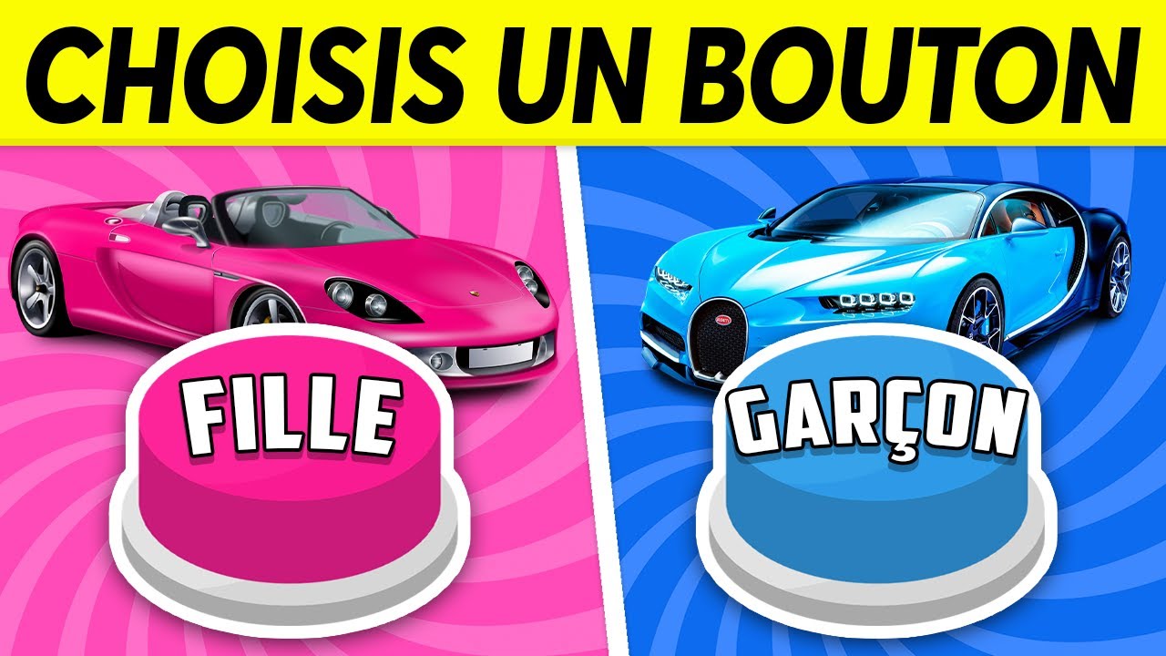 CHOISIS UN BOUTON...! FILLE vs GARÇON 👦👧