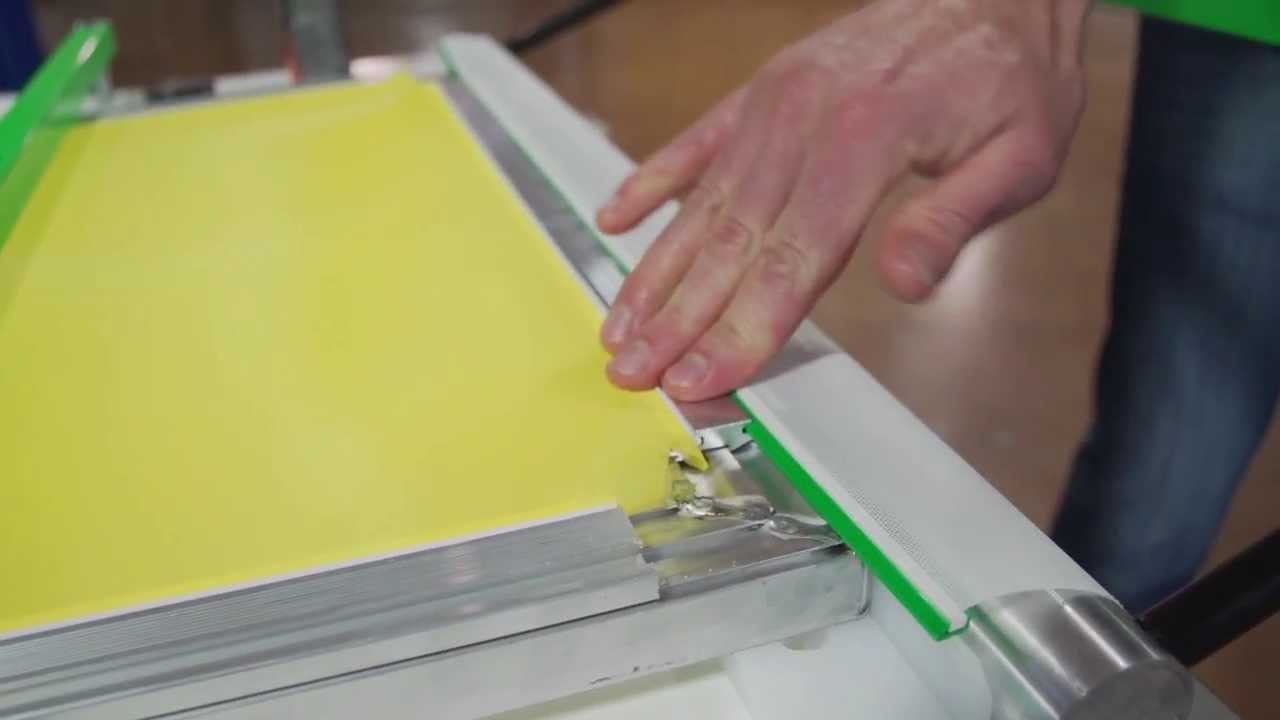 How to Stretch Solid-Loc Frames - Screen Printing Tension Tip