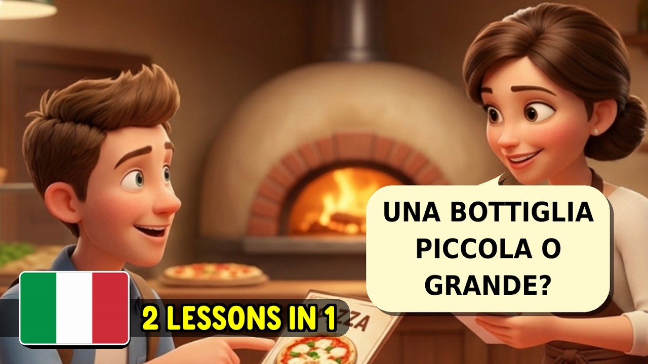 Ordinare la pizza in Italia: Cosa dire al ristorante! 🍕 (Livello A1)