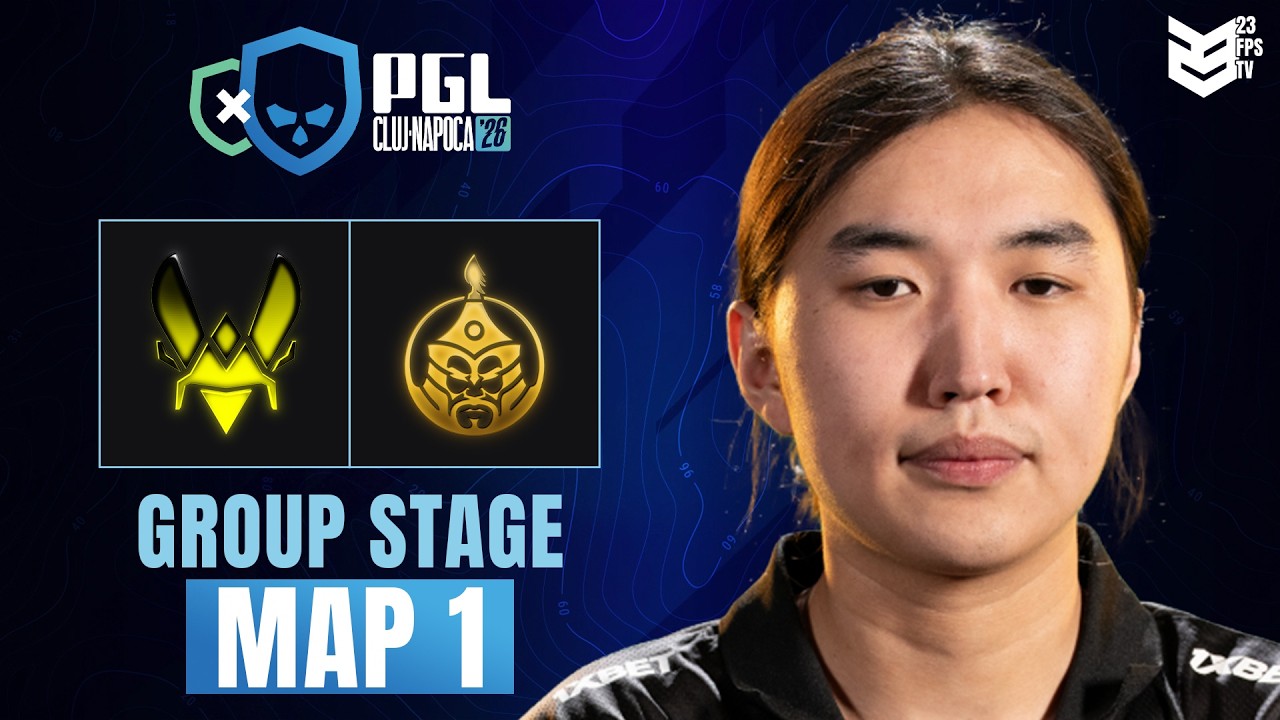 [Full match] Vitality vs MongolZ | PGL Cluj-Napoca 2026 | Group Stage | MAP 1