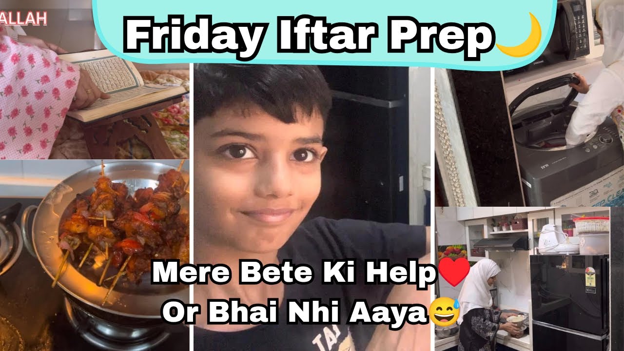 Friday Special Routine 🌙 | Dum Biryani + Chicken Shahi Roll & Tikka For Iftar🍗| Bhai Ka Plan Cancel😅