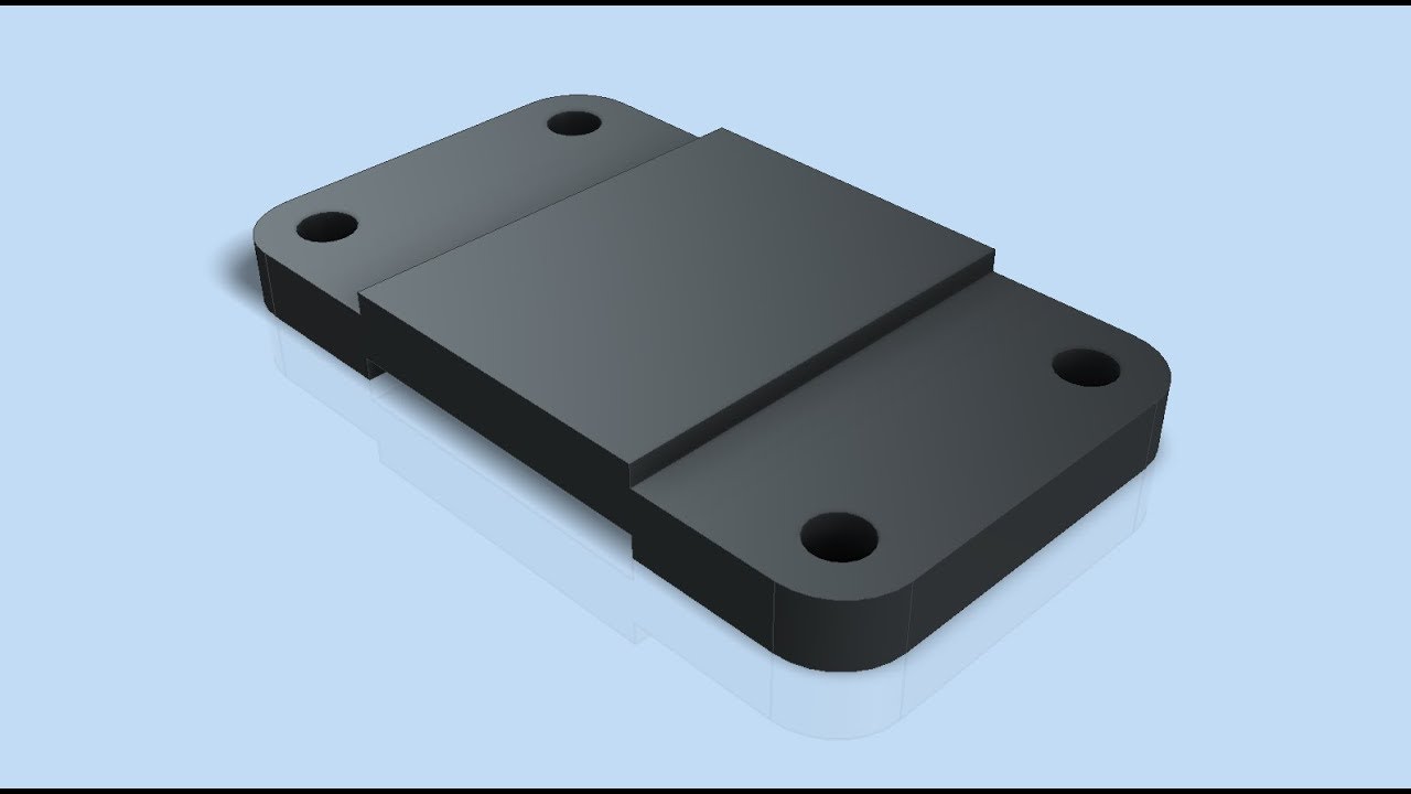 AUTODESK INVENTOR WHEEL ASSEMBLY: BASE PLATE