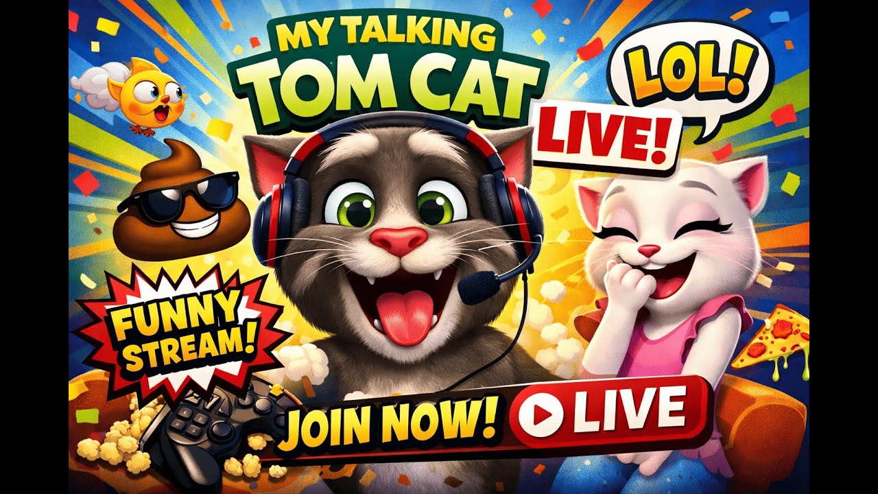 MY Talking Tom #shorts #live #trending #viraltom #funnycat #satisfying #mytalkingtom #game