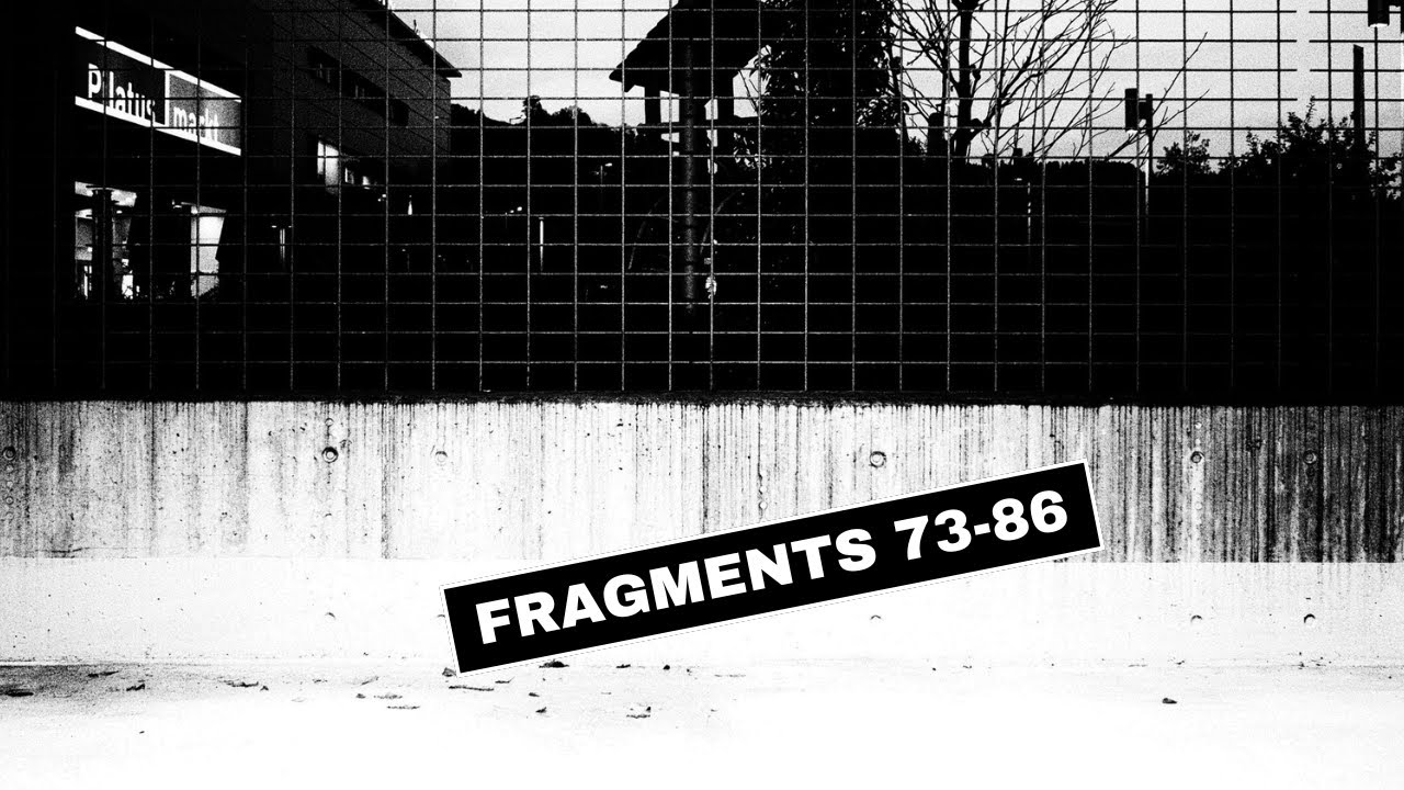 Fragments 73-86 - The Photograph I Don’t Understand Yet