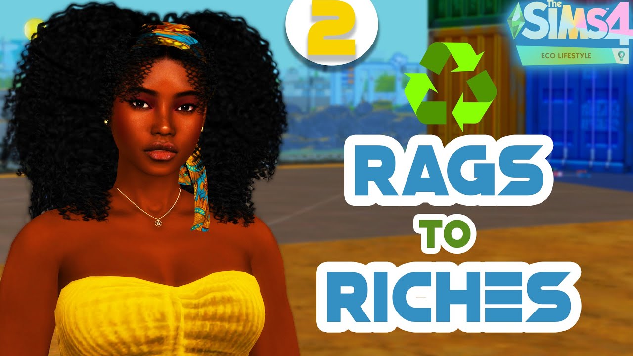 ♻️ Из переработанных отходов в богатство ♻️The Sims 4 Экологичный образ жизни 🌿 №2 ДЕНЕЖНЫЙ МАГНИТ