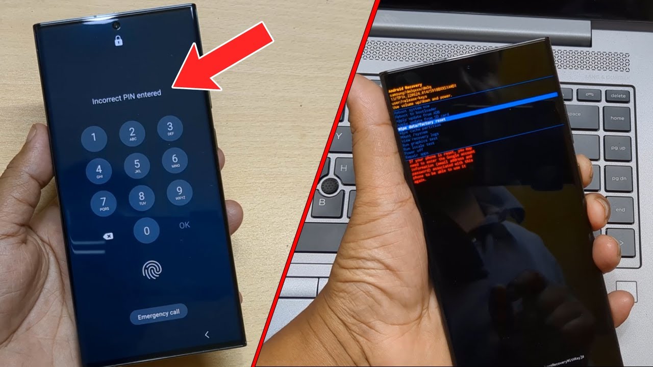Как сбросить настройки Samsung S23 Ultra до заводских без пароля