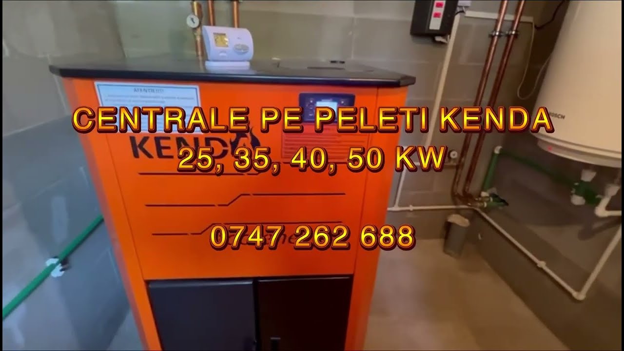 Centrala pe peleti Kenda 25 kw - montaj simplu si rapid