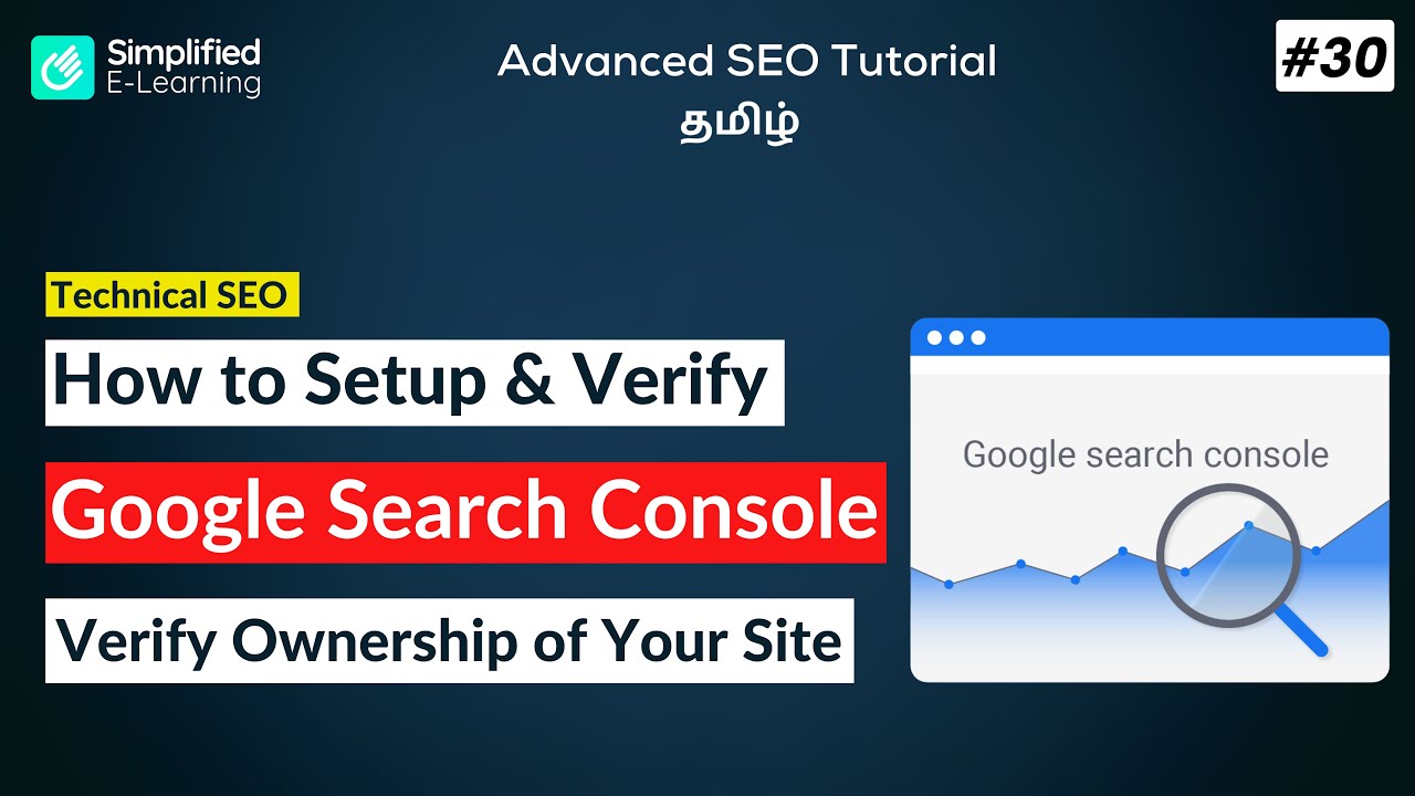 How to Setup Google Search Console & Verify Ownership | SEO Tutorial in Tamil | #30