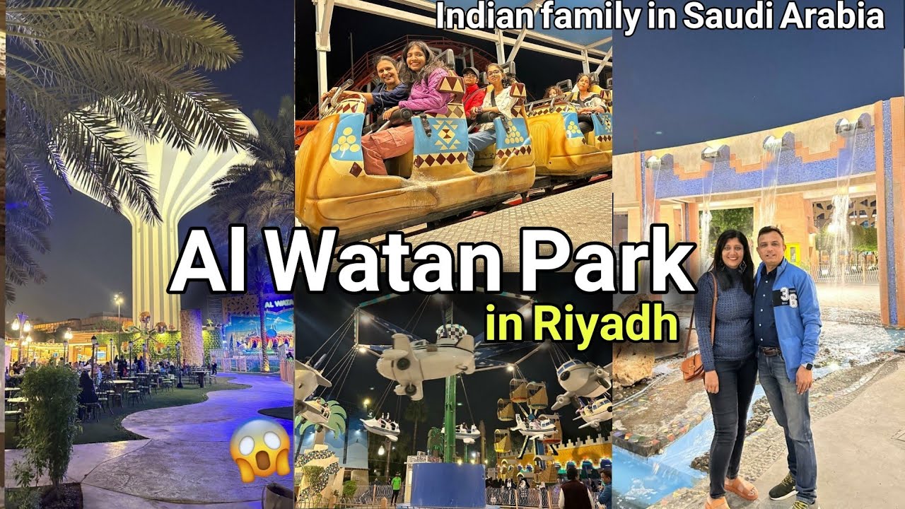 Al Watan Park in Riyadh, Saudi Arabia 😍🇸🇦*SO FUN* Amazing one day picnic spot😱 Indian family#vlogs
