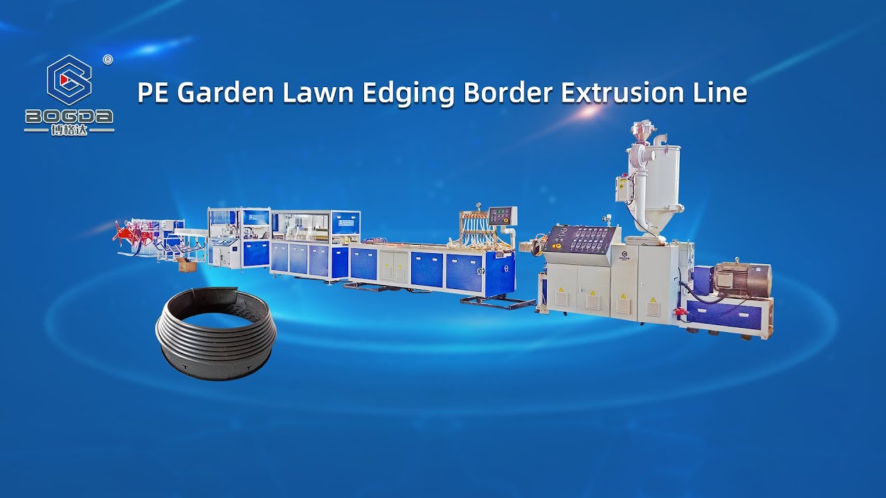 BOGDA Garden Plastic Landscape Edging Making Machine دستگاه لبه سازی منظره باغ پلاستیکی