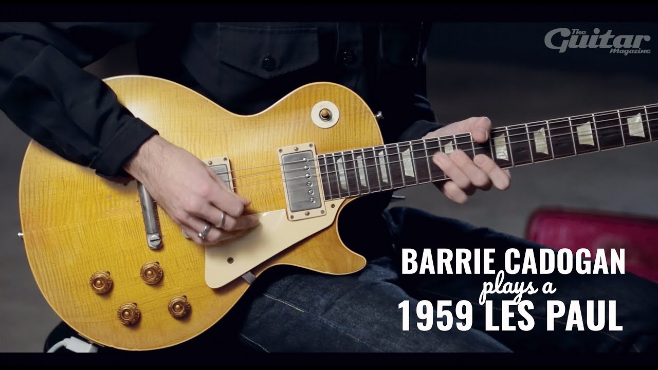 Barrie Cadogan plays a 1959 Gibson Les Paul and talks guitar