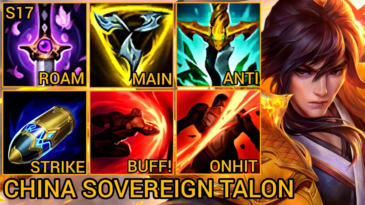 Big Comeback Talon Sovereign MVP 8/1/4 - China Server Wild Rift Best High Tier New Build Season 17