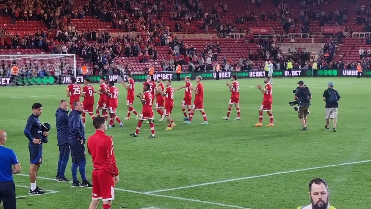Middlesbrough v Sunderland Fans. RED FACTION  celebrating 5th Sept 2022 vlog