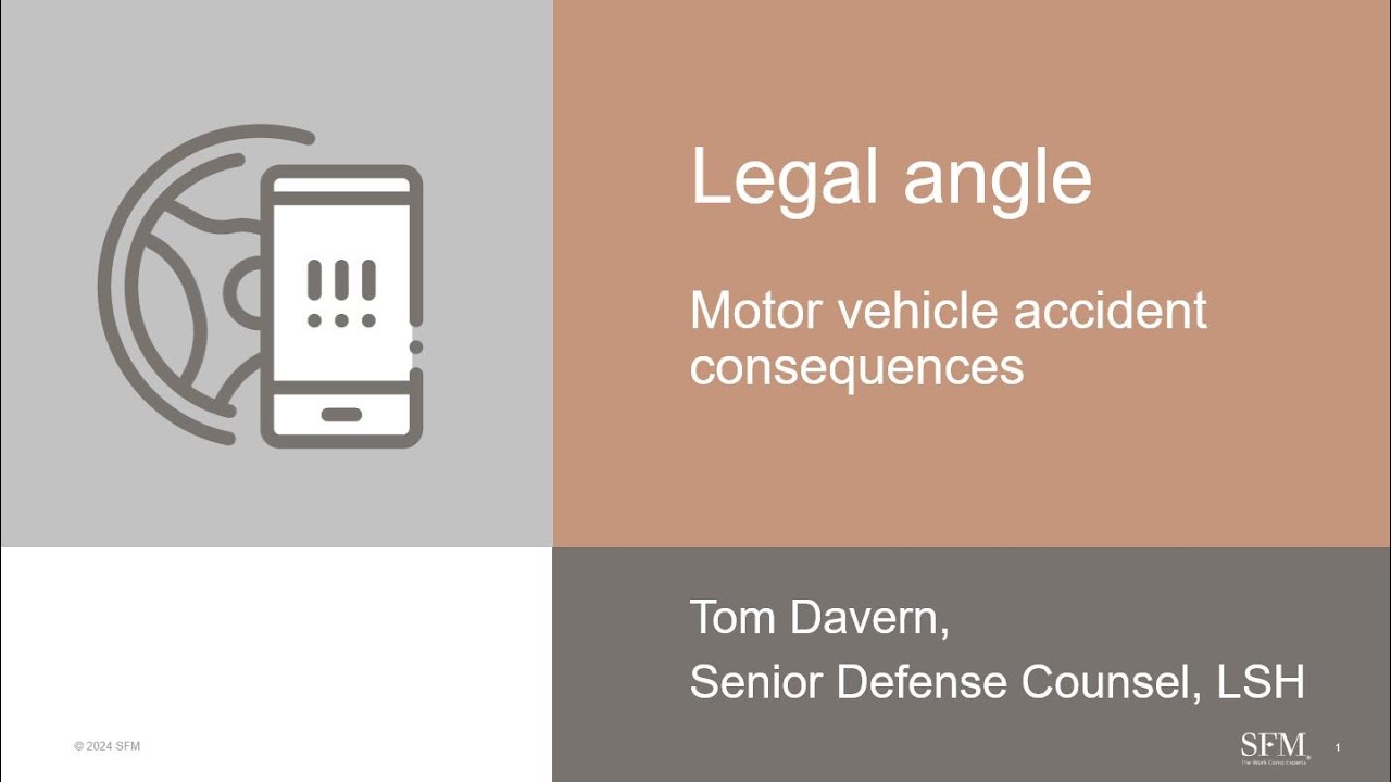 Legal Consequences of a Motor Vehicle Accident
