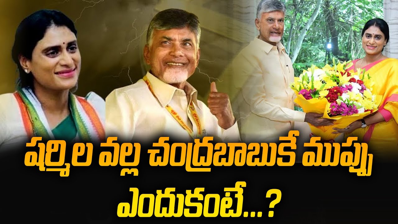 షర్మిల వల్ల చంద్రబాబుకే ముప్పు ఎందుకంటే..? | YSRCP vs. Congress rivalry | YSRCP vs. Congress vs. TDP
