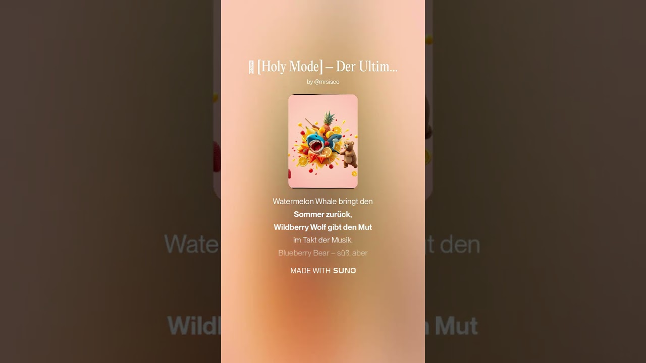 🎶 Holy Mode – Der Ultimate Squad Song 🎶