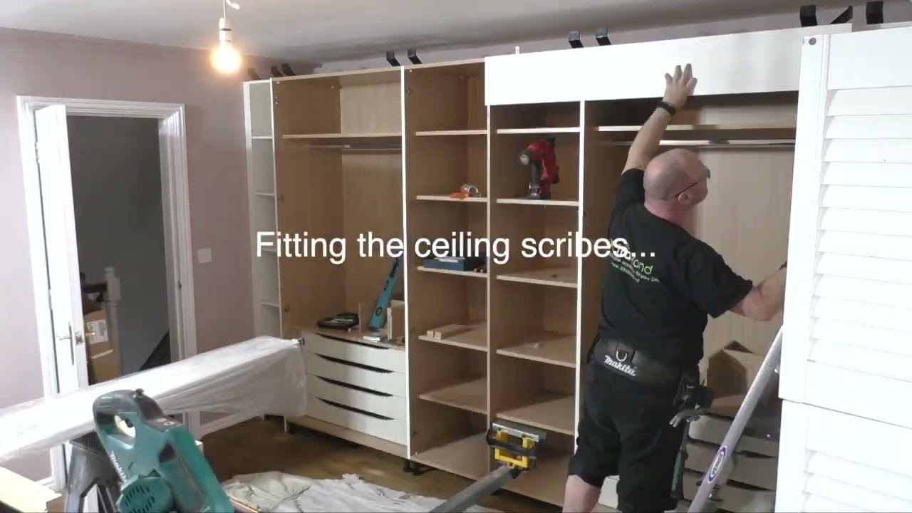 Hammonds Broken Fronted Wardrobes with Shelving Units