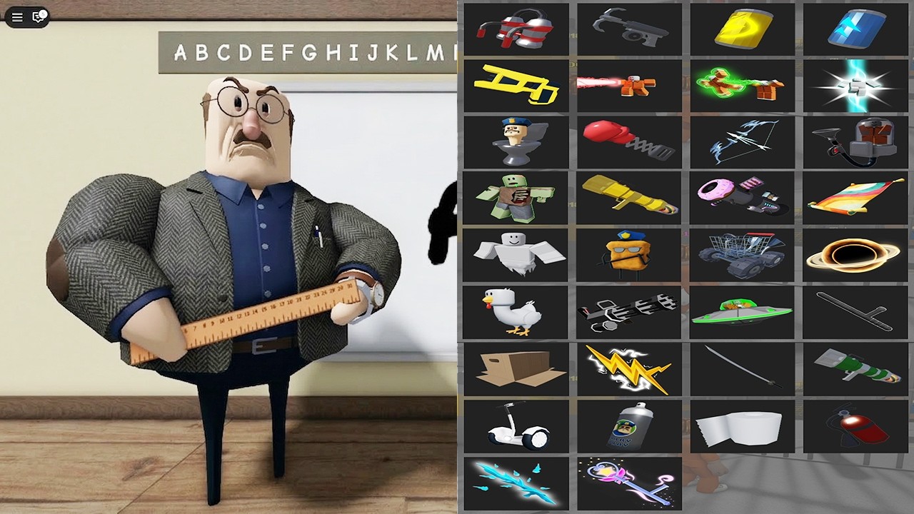 All Items Unlocked GREAT SCHOOL BREAKOUT OBBY HARD MODE - Roblox New Update All Morphs Full Gameplay