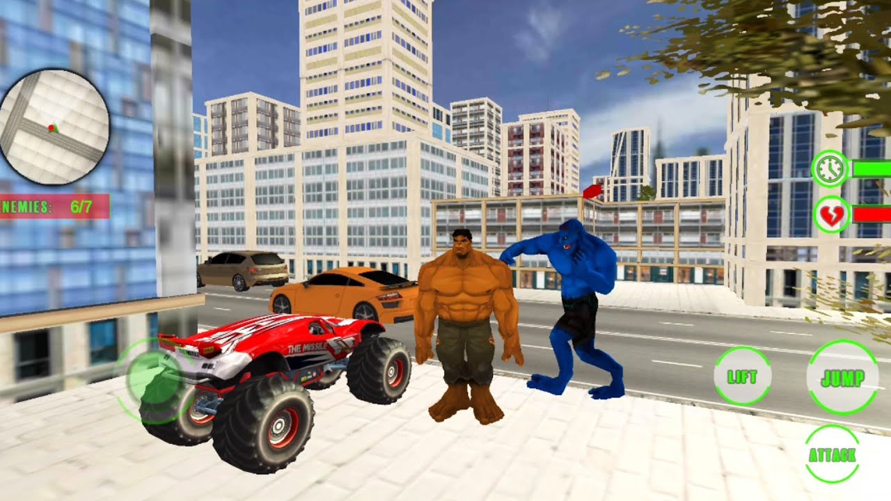 Monster Hero City Fighting | Incredible Monster Super City Hero Crime City Battle - Android GamePlay