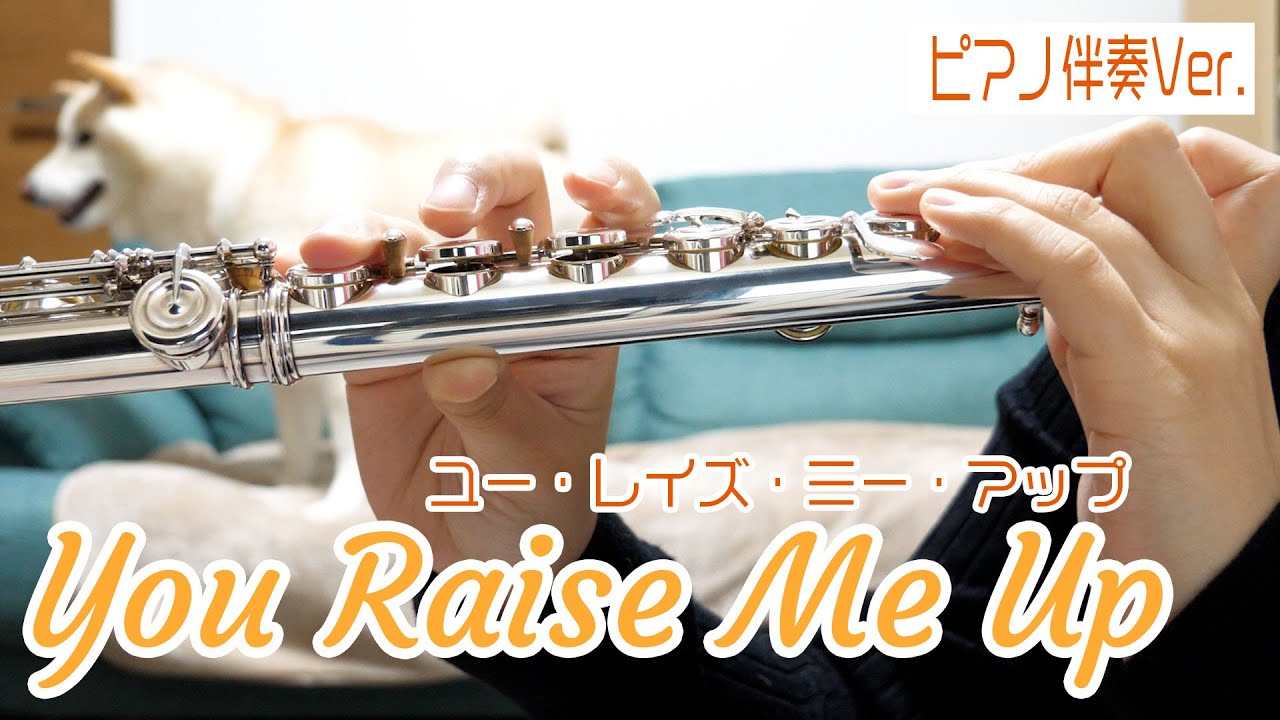 ☆紙楽譜あり【フルート】ユー・レイズ・ミー・アップ　You Raise Me Up【演奏してみた】FLUTE